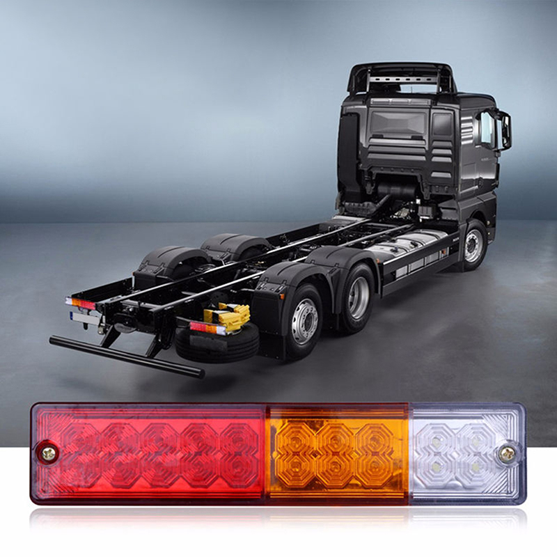 1pc Wholesale 20 leds 12V Waterproof Lights Truck LED Tail Light Lamp Yacht Car Trailer Taillight Reversing Running Brake Turn