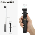 BlitzWolf BS3 Wireless bluetooth Selfie Stick Mini Tripod Extendable Foldable Monopod For iPhone For Samsung Xiaomi Huawei Phone