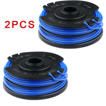 2pcs Spool And Line Cord Fits MaCallister MGT600 Strimmer Grass Trimmer FLY021 For Speedi Trim for Twist'n'Edge for Flymo Models