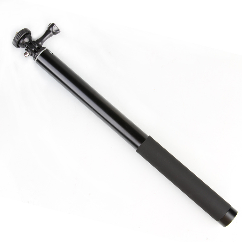 1.5M Extendable Selfie Stick Monopod with 1/4 Inch Screw Hole for GoPro Hero 7 6 5 4 3+ 3 Action Cam Go Pro HD