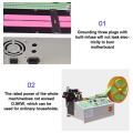 Computer Hot and Cold Cloth Belt Tape Cutting Machine Auto Magic Adhesive Tape Zipper Webbing Machine Elastic Cut Tools