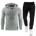 2020 new track suit men's brand men's solid hooded sweatshirt + sports pants men's hooded sweatshirt suit casual sportswear S-3X