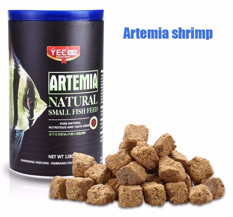 Red Blood Worm Freeze Dried Artemia Salina Tropical Aquarium Small Fish Food Feed