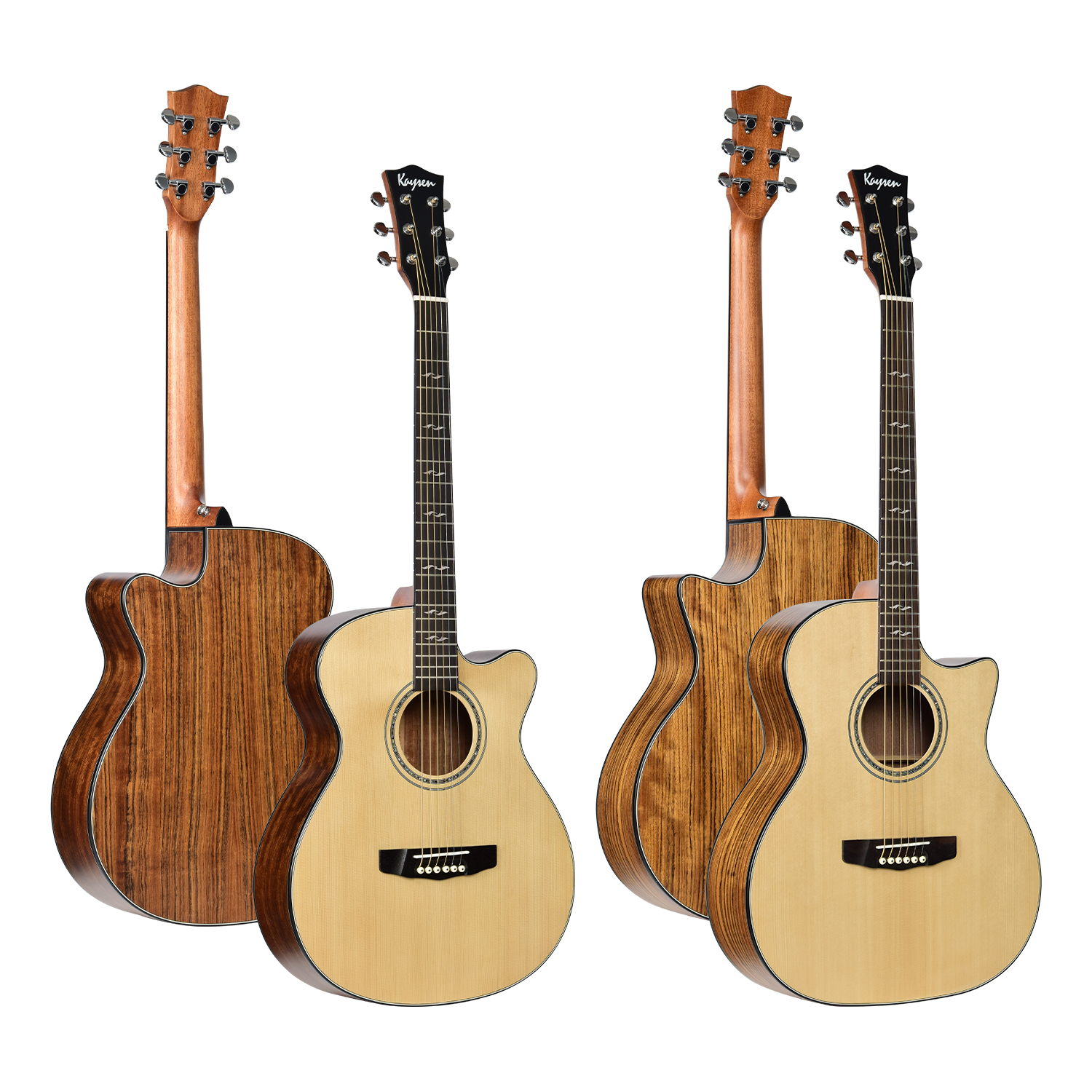 Kaysen 41 inch solid top acoustic guitar (11)