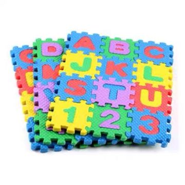 1Set Mini Puzzle Letter Mat for Barbi Doll Furniture Accessories Yoga Mat DIY Toy New