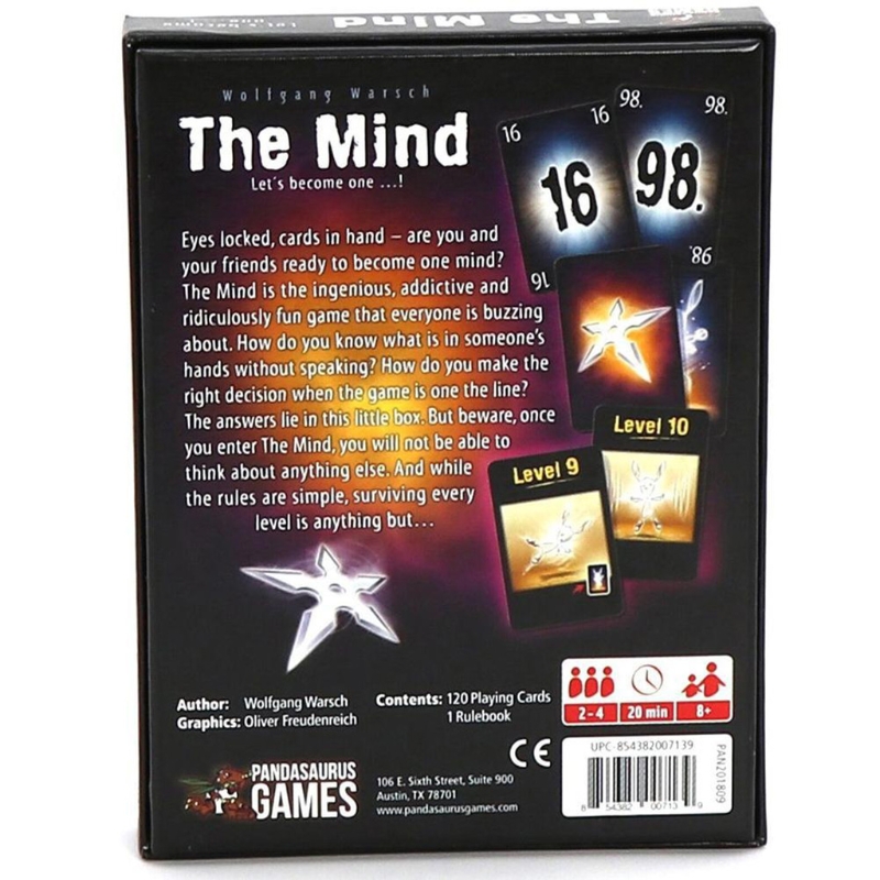 The Mind Card Game Party Puzzle Board Game Team Experience Interactive Game