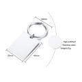 Vnox Stainless Steel Mens Key Chain Custom Engraving MY MAN I WANT All of my lasts to be WITH YOU Promise Love Gifts for Husband