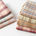 Twill Check Cloth Fabric for Clothes Garment Bags JK Pleated Skirt Uniform Polyester Cotton Yarn Dyed Scottish Plaid 145cmx50cm