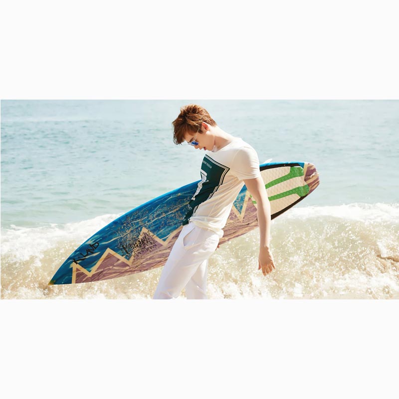Large Bamboo Fiber Fabric Lee Jong Suk Beach Towel Outdoor Sport Swimming Yoga Fitness Bath Travel Terry Towels 70 X 140CM