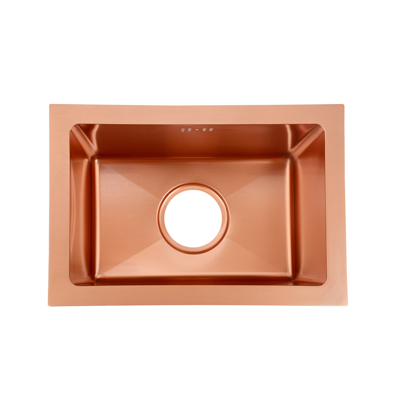 Stainless Rose gold Undermount Sinks Set Kitchen Small Sink Balcony Household Small Sink Single Slot Kitchen Sink