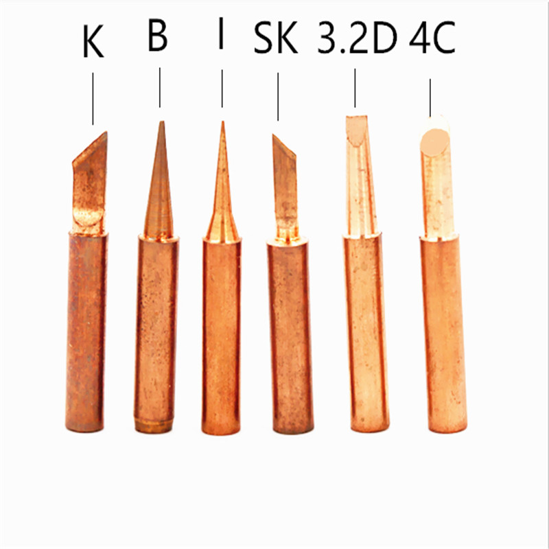 SZBFT High quality Black 900M-T soldering iron tip Lead-free Solder tip 933.376.907.913.951,898D,852D+