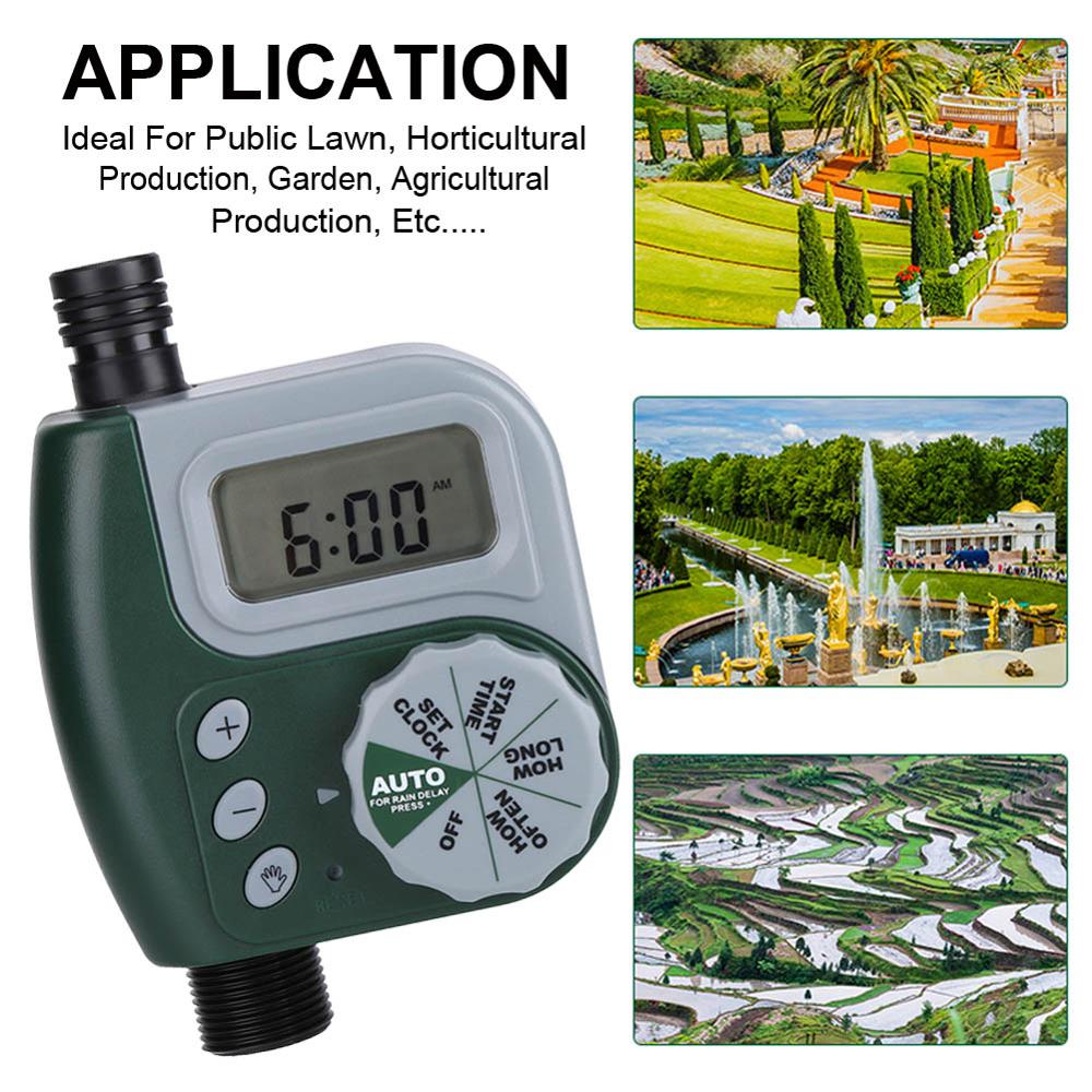 Automatic Digital Garden Water Timer Watering Irrigation System Controller with Filter G3/4 Auto Timer Outdoor Irrigation Ship