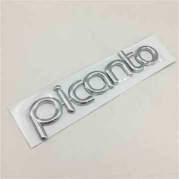 For Kia Picanto Morning GT Line Emblem Rear Trunk Tailgate Badges Logo Nameplate