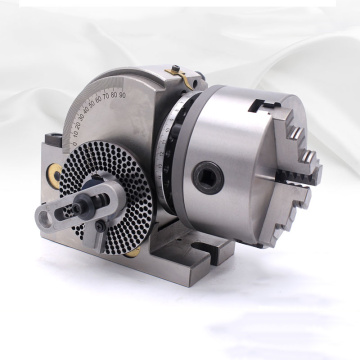 4 Inch / 5 Inch Quick Small Simple Vertical Horizontal Manual Indexer Precision Indexing Head Universal Dividing Head