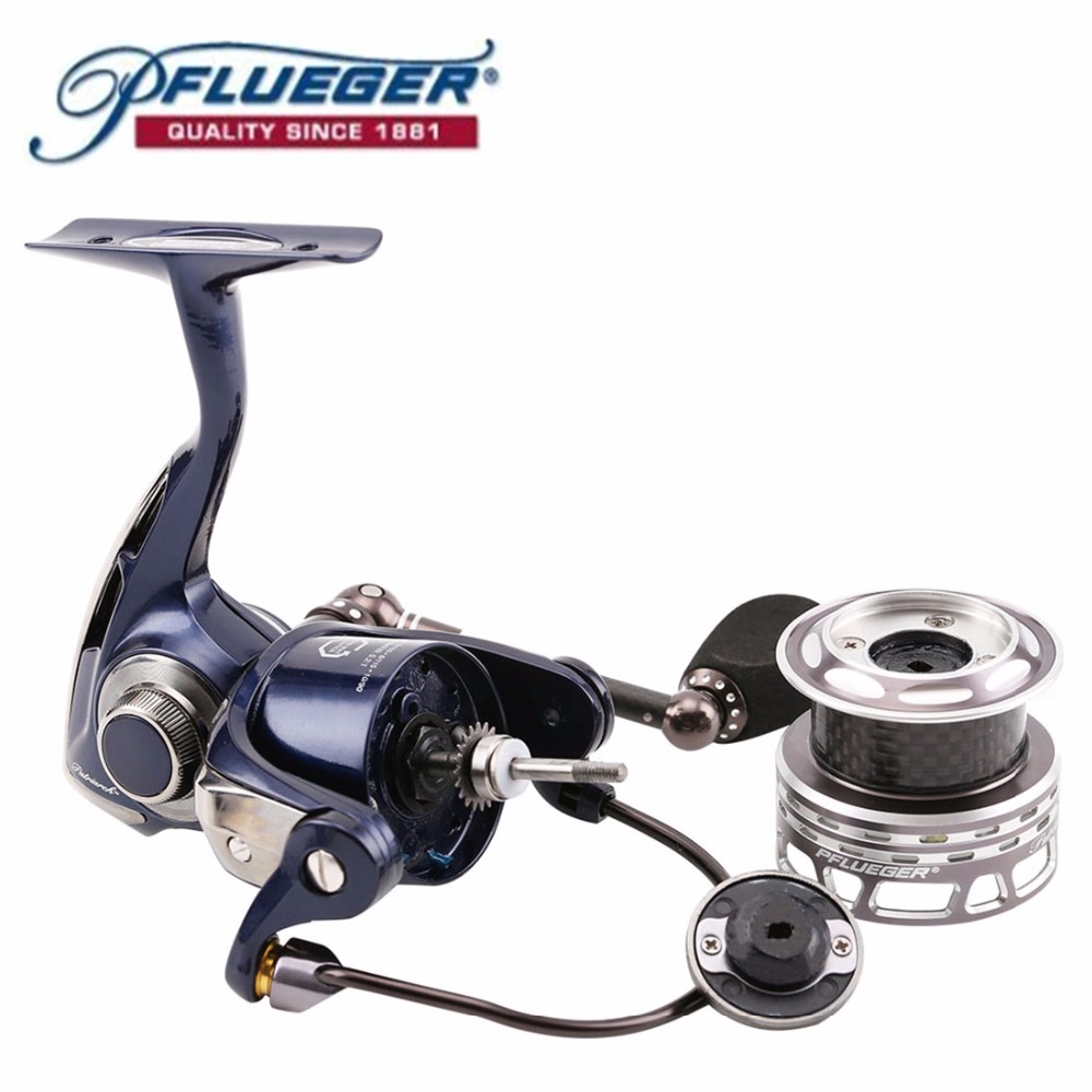 Pflueger PATRIARCH 9530 9535 Spinning Fishing Reel 9+1BB 5.2:1 Anti Corrosion + A Free Reel bag + Spare spool