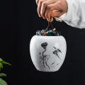 Ceramics Ashes Urn Holder Pet Memorial Funeral Ashes Jar Urn For Human Cremation Keepsake Pal Casket Seal Storage
