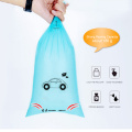 5pc Disposable Self-Adhesive Car Biodegradable Trash Rubbish Holder Garbage Storage Bag For Auto Vehicle Office Kitchen