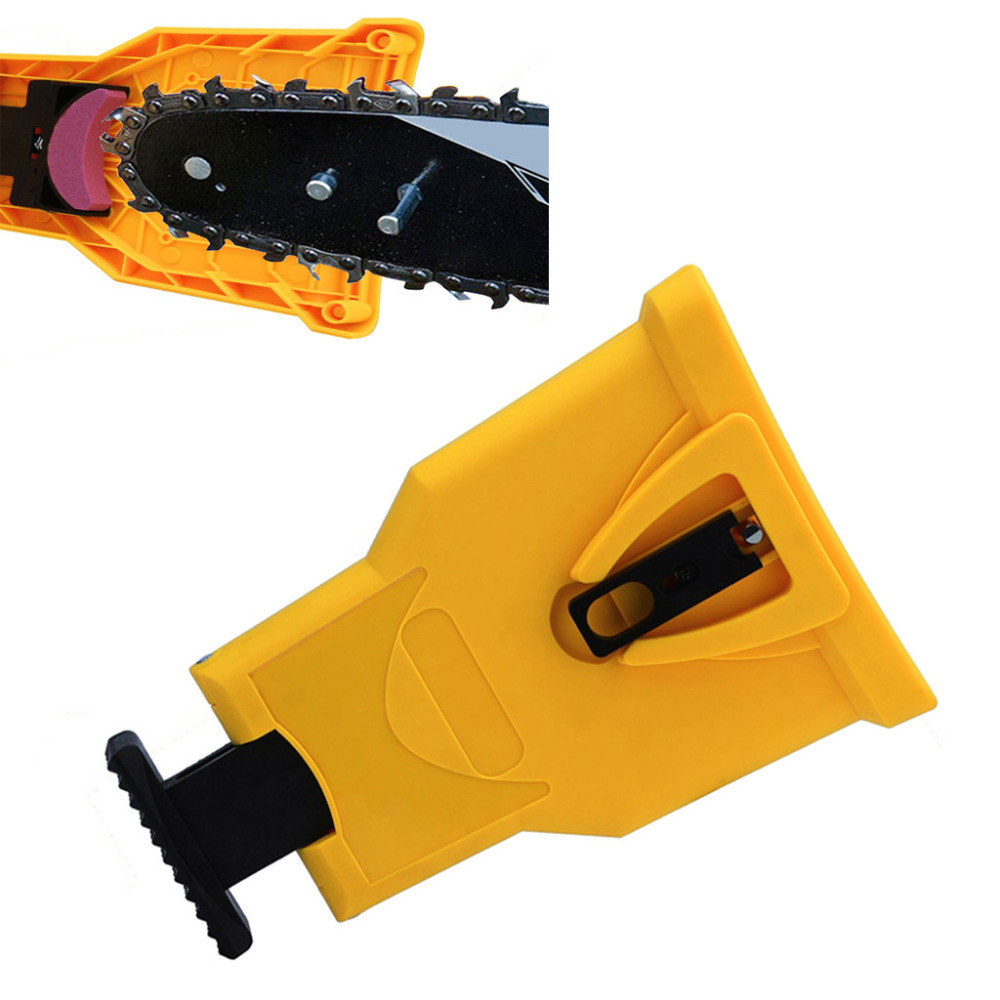 Teeth Sharpener Saw Chain Sharpener Bar-Mounted Fast Grinding Electric Power Chainsaw Chain Sharpener Woodworking Tools