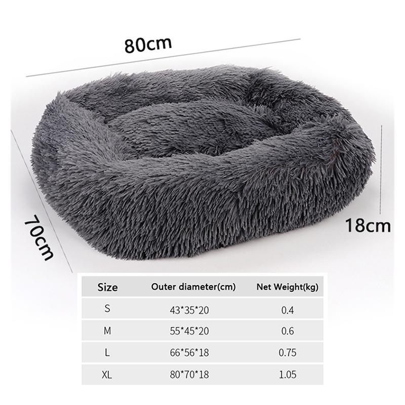 Plush Breathable Winter Warm Sleeping Cushion Pet Bed Accessories Washable Comfortable Portable For Large Dogs Cat Mat