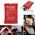 1M x 1M Sealed Fire Blanket Fighting Fire Extinguishers Tent Boat Emergency Blanket Survival Fire Shelter Safety Cover