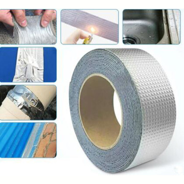 Super Waterproof Tape Butyl Rubber Aluminium Foil Tape #C