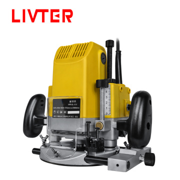 LIVTER Multifunctional Electric Woodworking Hand Plunge Router Machine for Wood Engraving Trimming Milling Tenoning Drilling