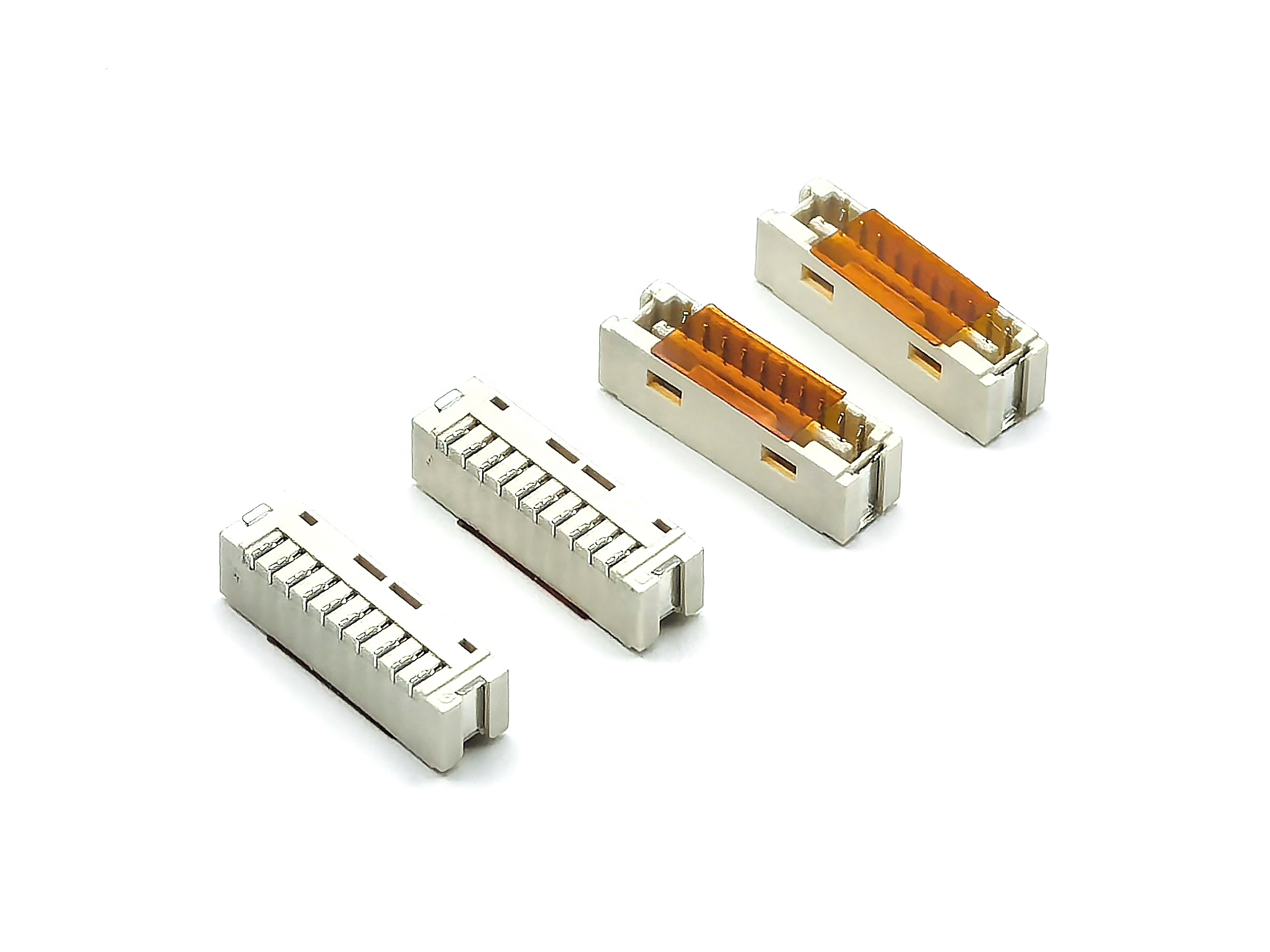 1.25mm Pitch Wafer Vertical SMT LED Pin header Connector 10P