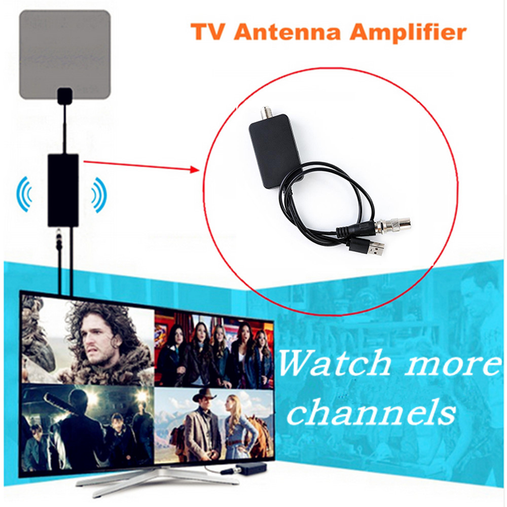 Digital Indoor HDTV antenna tv digital Satellite Ground Receiver TV Antenna Amplifier Signal Booster DVB-T2 ATSC wholesaler