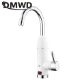 DMWD Electric instant heating faucet with LED temperature display Tankless water heater hot cold dual-use fast heating household