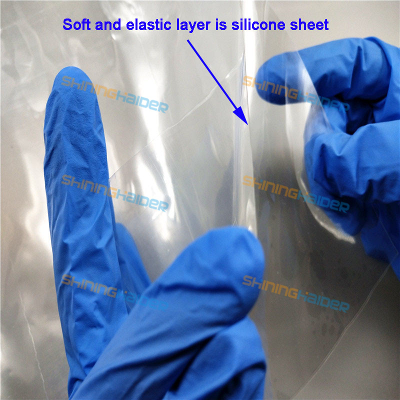 Thickness 0.1-1.5mm width 500mm transparent silicone pad high temperature resistance silicone pad clear silicone sheet