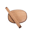 Dog Pet Breathable Sleeping Mat Bed Puppy Cat Doggie Cooling Pad Cushion Oval Grid Bamboo Mats High Quality