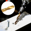 1Pc Titanium Plated Hex Shank HSS Screw Thread Metric Tap Drill Bits Screw Machine Compound M3 M4 M5 M6 M8 M10 Hand Tools