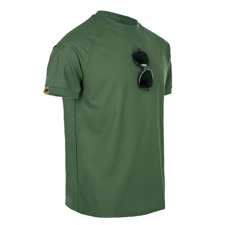 Men Sports Loose Short Sleeve T-shirt Big Size Tops Summer Outdoor Climbing Fast Dry Tactical Fitness Training Clothes T Shirt