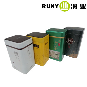 Durable Square Tin Container with Secure Lid