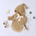 2020 Baby Spring Autumn Clothing Toddler Baby Girls Knit Tassel Coat Jacket Outwear Cloak Autumn Winter Tassel Solid Clothes