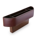 New Car Seat Crevice Storage Box PU Leather Auto Seats Gap Pockets Organizador Phone Holder Pocket Car Trash Bin Organizers