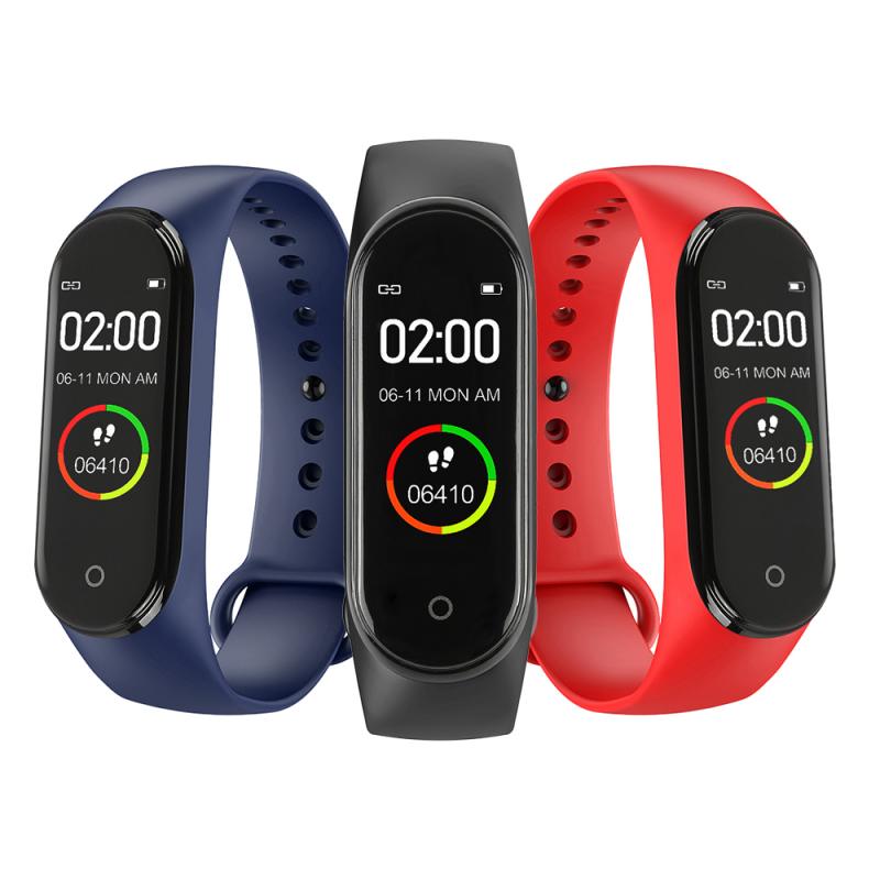 M4 Smart band 4 Fitness Tracker Watch Sport bracelet Heart Rate Blood Pressure Smartband Monitor Health Wristband New 9