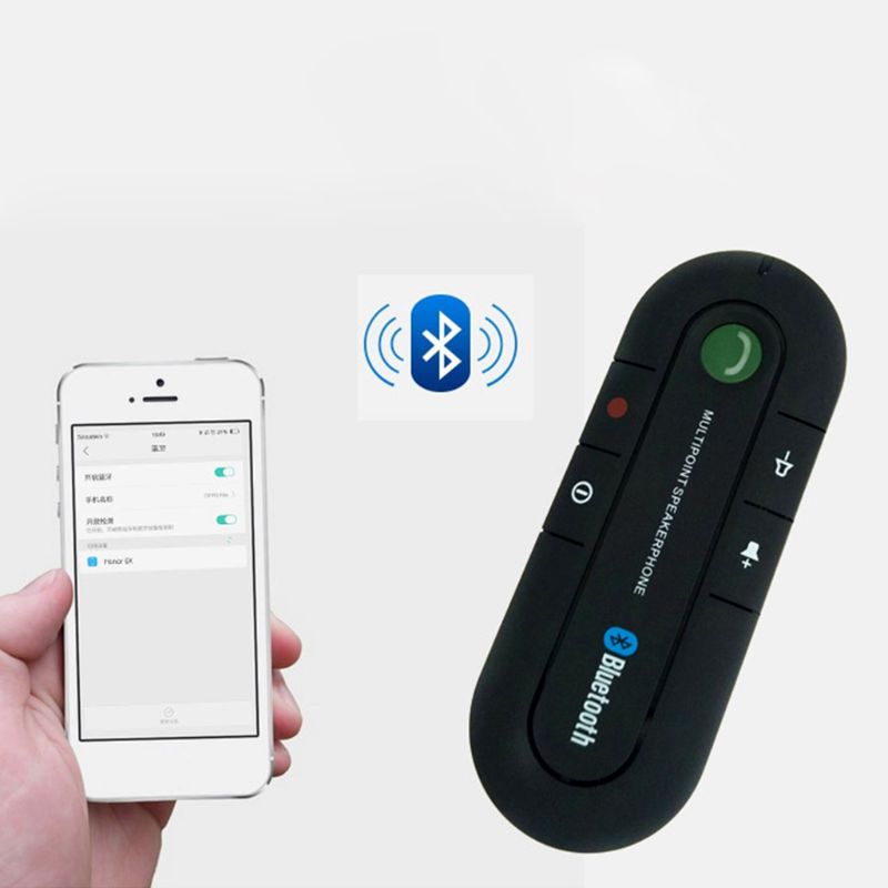 Car Visor On-board Bluetooth Speakerphone Car Bluetooth Phone Bluetooth Hands Free Portable Wireless Bluetooth Earphone