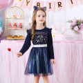 VIKITA Kids Baby Sequins Glitter Dance Tutu Skirt for Girl Multilayer Tulle Toddler Pettiskirt Children Chiffon Skirt 3 to 8 Yrs