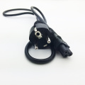 2-prong EU IEC-C5 power cable cord 2 Pin Clover Leaf Mains Cable Charger Power Cord for laptop notebook charger adapter