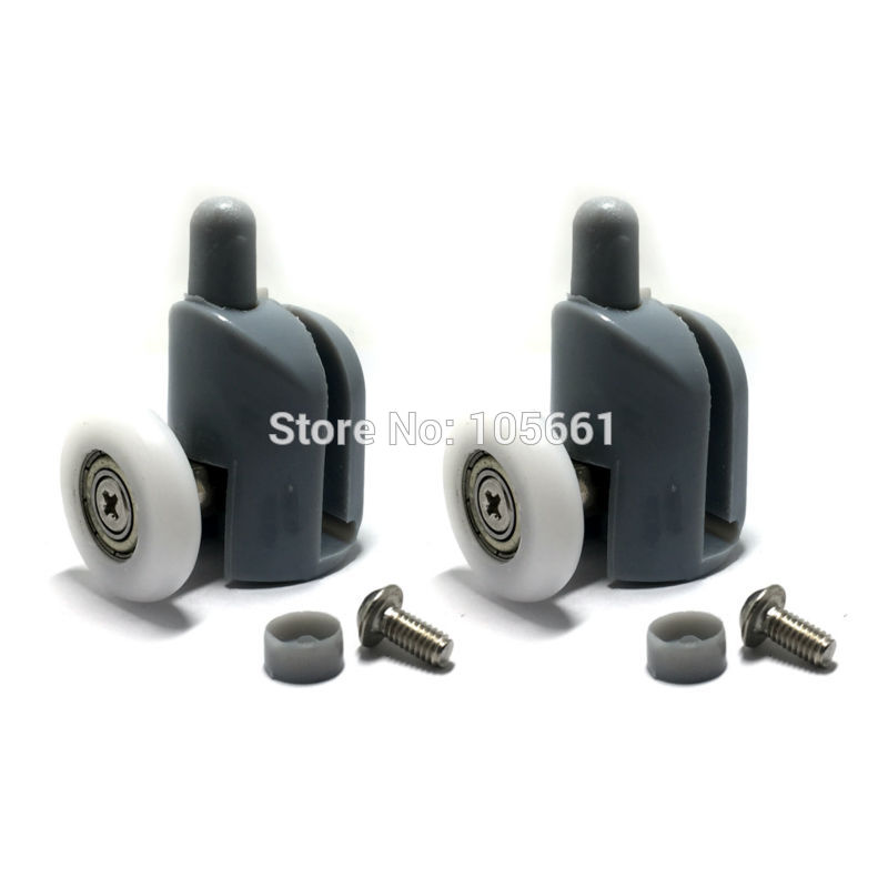 Set of 8 Pcs Bottom Shower Door ROLLERS /Runners/Wheels/Pulleys20/22/23/ 25mm Diameter bathroom Replacement Parts