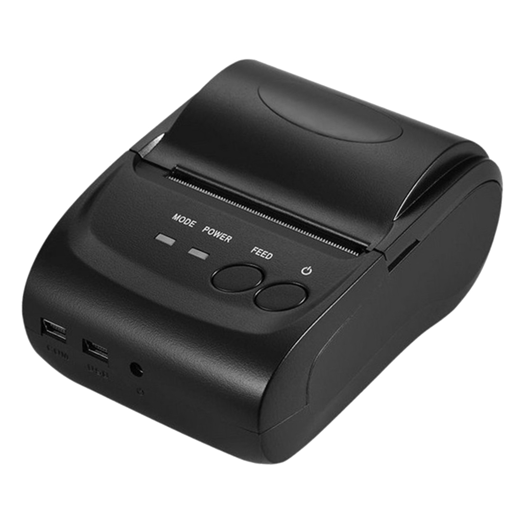 Small Pocket Wireless Bluetooth Printer Portable USB Thermal Printer US Plug