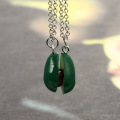 Summer Fashion Avocado Necklace & Drop Earring for Women Girls Lovely Fresh Green Fruit Chain Pendant Biomimetic Party Jewelry