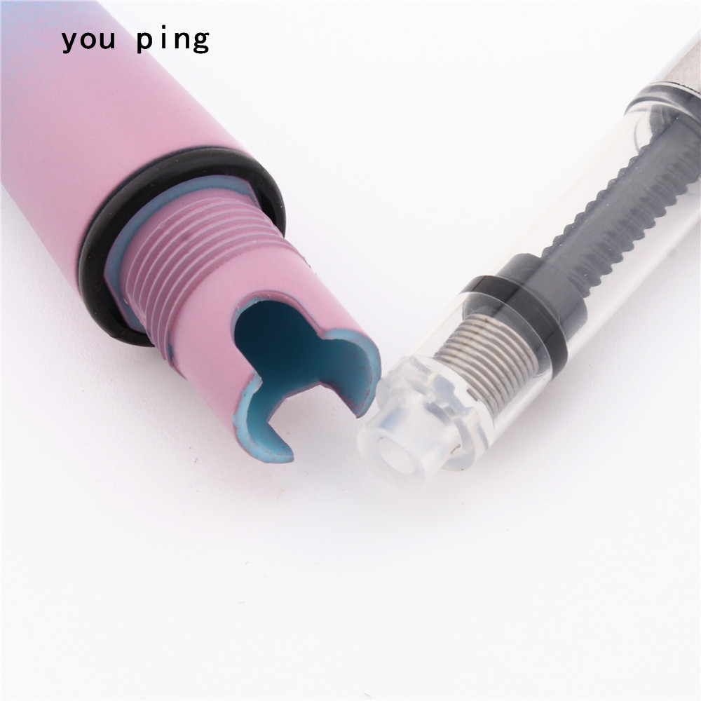 High quality 5pcs Red fountain Pen Ink Converter Ink Reservoir New Suitable for types of my shop and market