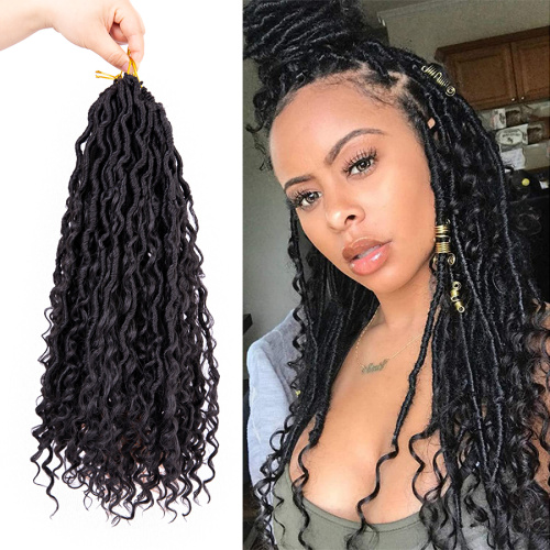 Curly River Faux Locs Synthetic Crochet Braids Hair Supplier, Supply Various Curly River Faux Locs Synthetic Crochet Braids Hair of High Quality