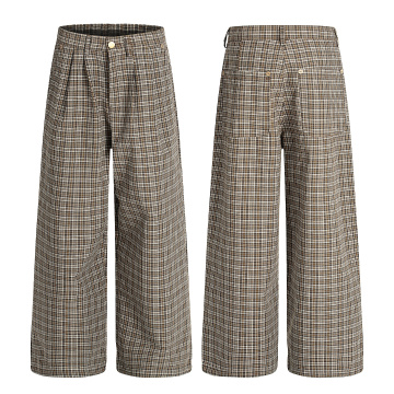Men's Plaid Relaxed Fit Pants