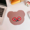 Kawaii Cute Bear Mouse Pad Animal Mouse Pad Desk Computer Student Office Decoration Cup Mat Girl And Boys Room