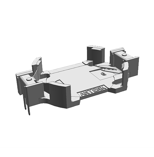 CR2032 coion cell holder with PC pins