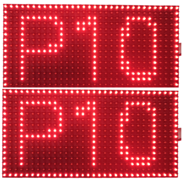 Single color led display modules