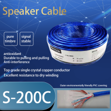 Commercial audio speaker cables